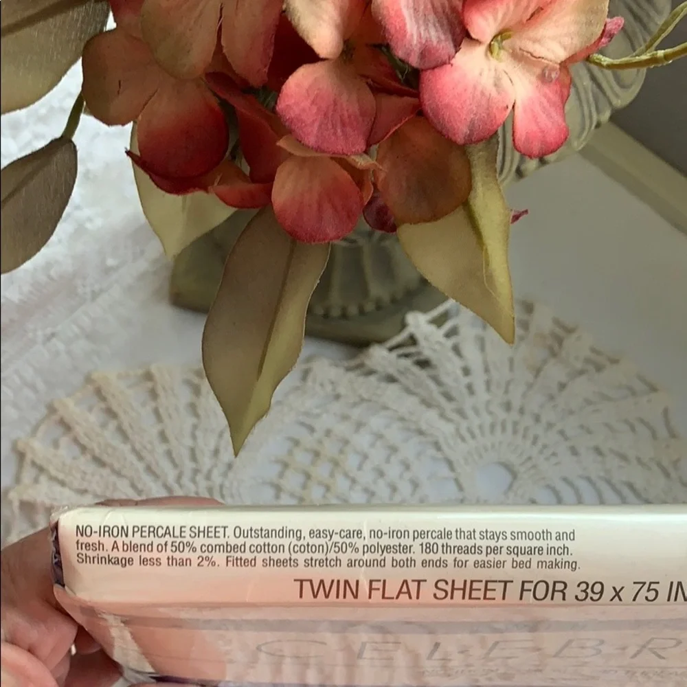 Vintage Still Sealed Twin Flat Sheet